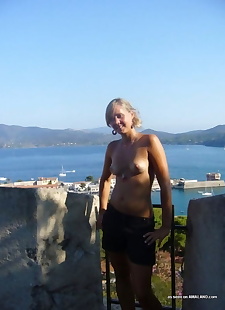 xxx的照片 集合 的 一个 角质 赤裸裸的 女朋友, bikini , outdoor 
