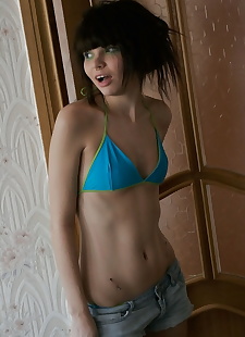  xxx pics Cute teen Kaira 18 sticks out her, bikini , skinny 